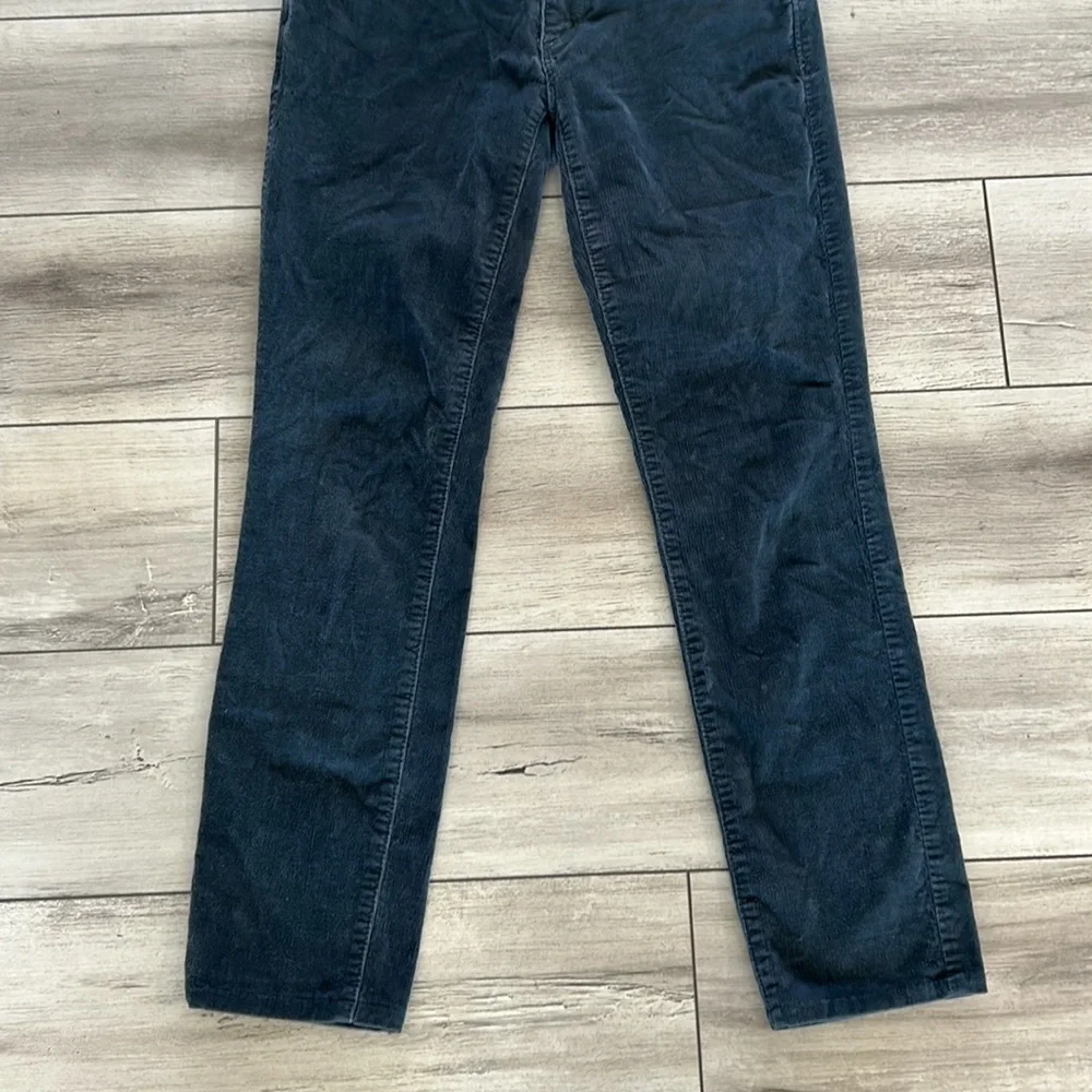 LOFT modern skinny fit blue cords corduroy pants size 0
